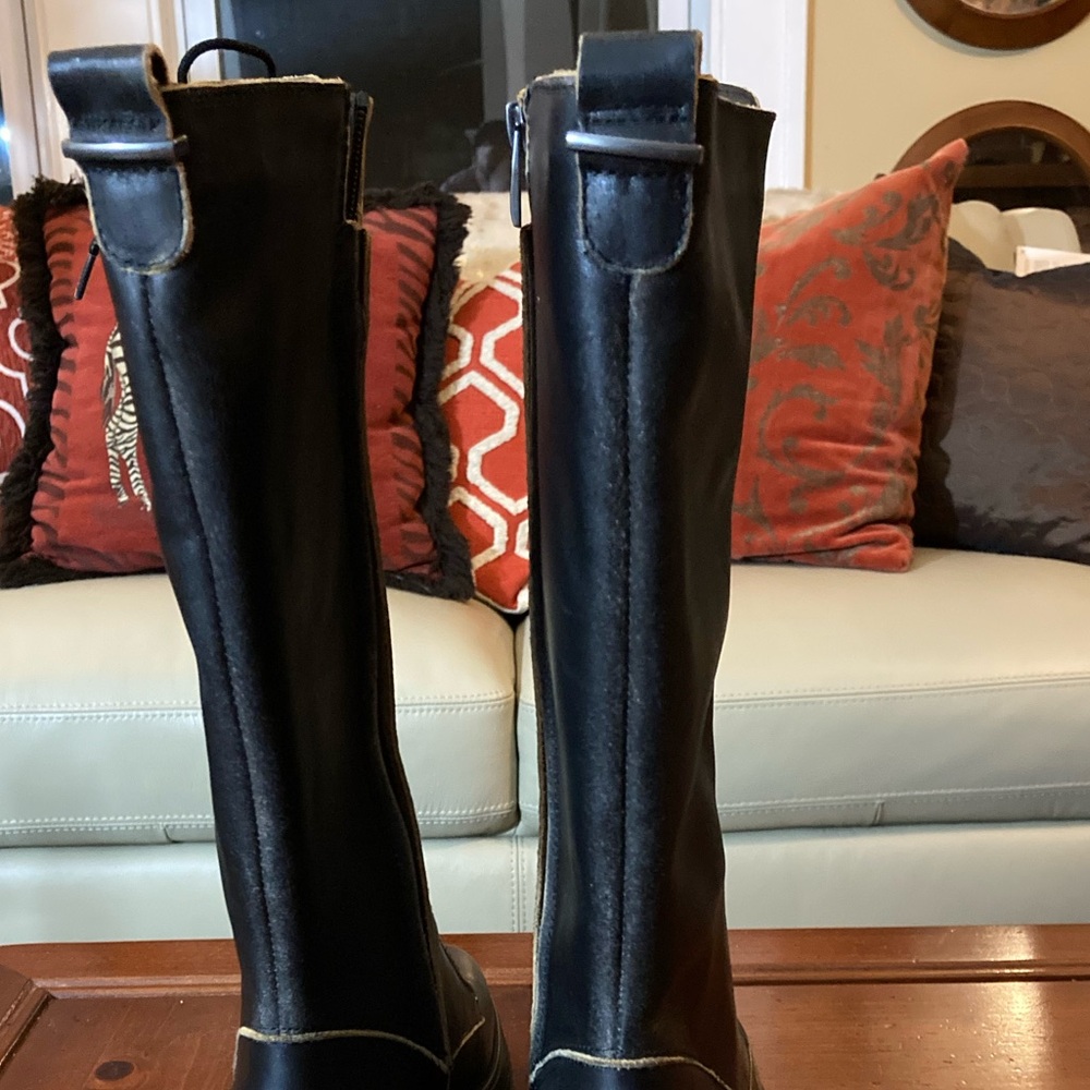Franco Sarto Black ‘Jasper’ Lace-Up Boots - Picture 10 of 15